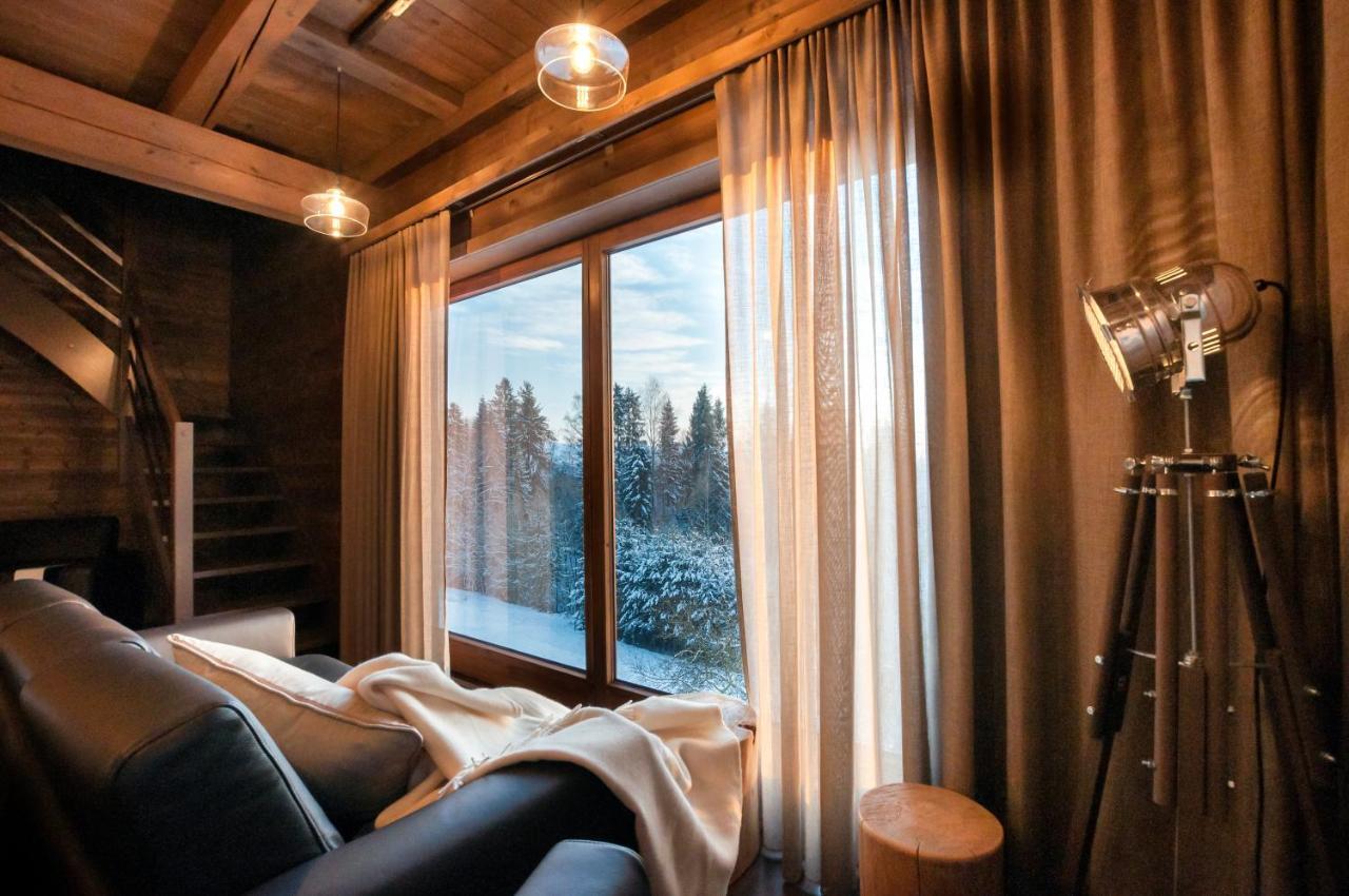 Koza U Woza Wypocznij W Gorach W Rytmie Slow Drewniany Dom Premium Z Widokiem Na Panorame Tatr Ecospa Strefa Fitness Zielona Farma Warsztaty (Adults Only) Szlembark エクステリア 写真