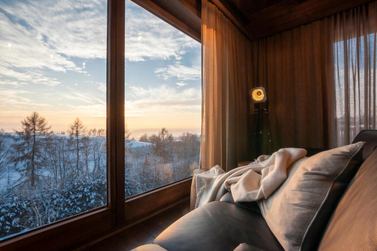 Koza U Woza Wypocznij W Gorach W Rytmie Slow Drewniany Dom Premium Z Widokiem Na Panorame Tatr Ecospa Strefa Fitness Zielona Farma Warsztaty (Adults Only) Szlembark エクステリア 写真
